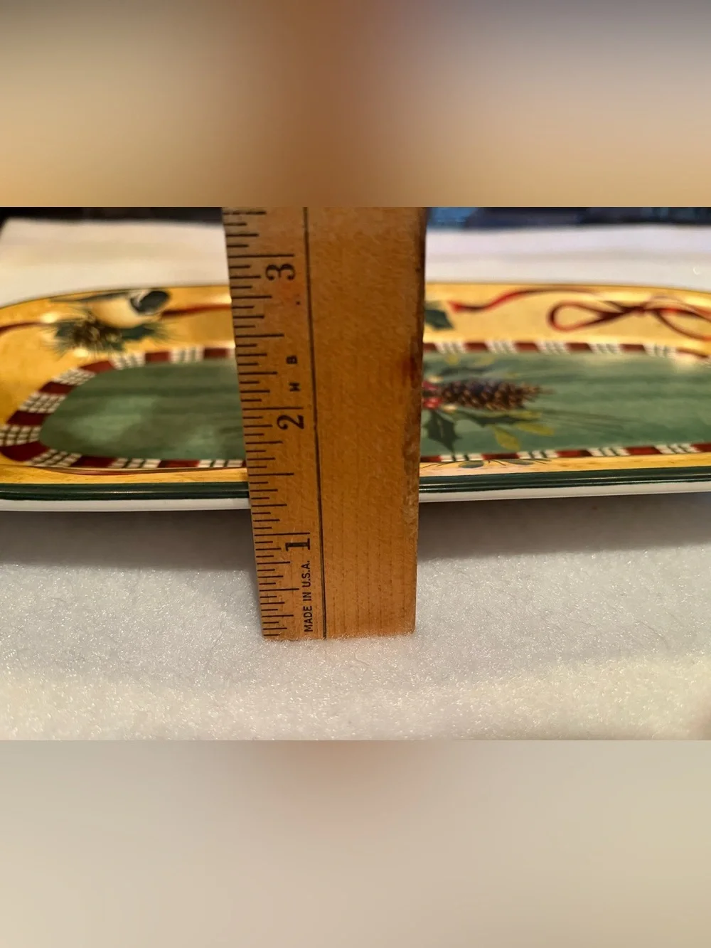 Lenox Winter Greetings Everyday Hors D'Oeuvre Earthenware Platter